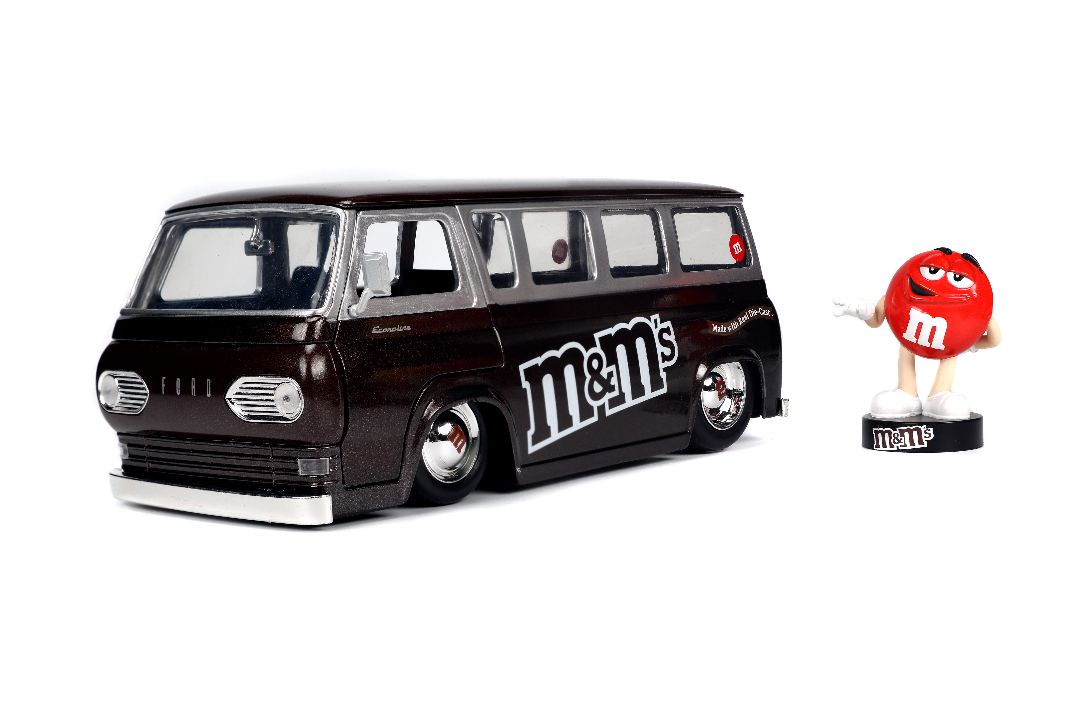 Jada 1/24 1965 Ford Econoline Van with Red M&M's - Click Image to Close