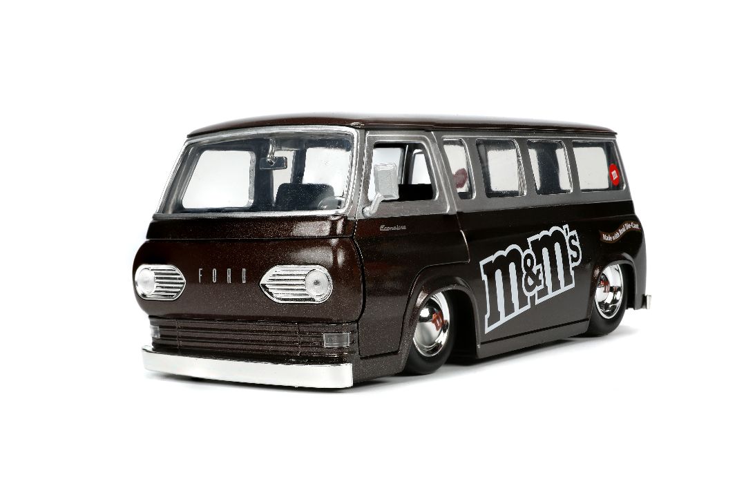 Jada 1/24 1965 Ford Econoline Van with Red M&M's - Click Image to Close