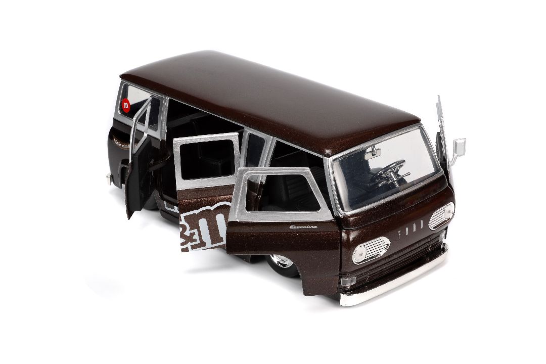 Jada 1/24 1965 Ford Econoline Van with Red M&M's - Click Image to Close