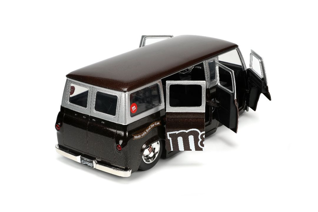 Jada 1/24 1965 Ford Econoline Van with Red M&M's - Click Image to Close