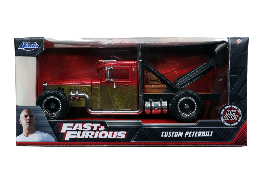 Jada 1/24 "Fast & Furious" Hobbs & Shaw's Custom Peterbilt - Click Image to Close