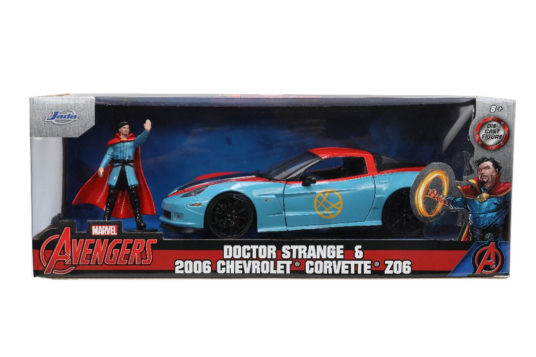 Jada 1/24 "Hollywood Rides" 2006 Corvette Z06 with Dr. Strange