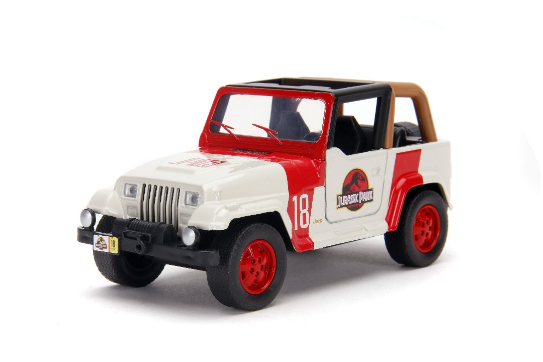 Jada 1/32 "Hollywood Rides" Jurassic World - Jeep Wrangler - Click Image to Close