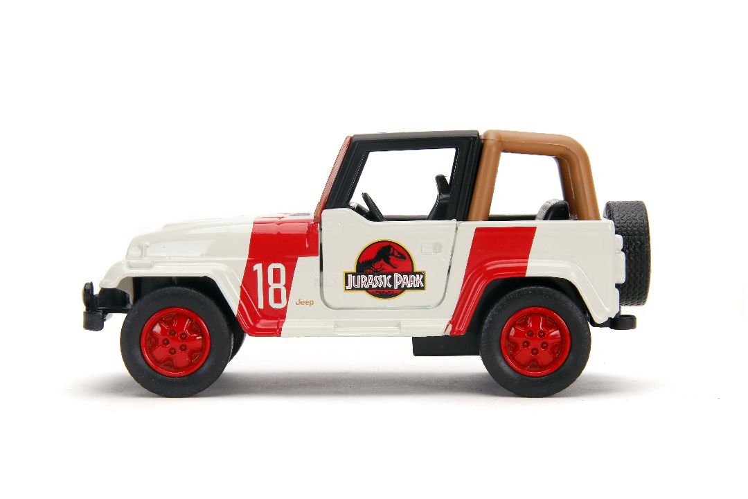 Jada 1/32 "Hollywood Rides" Jurassic World - Jeep Wrangler - Click Image to Close