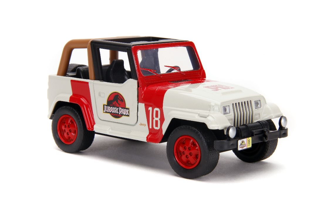 Jada 1/32 "Hollywood Rides" Jurassic World - Jeep Wrangler - Click Image to Close