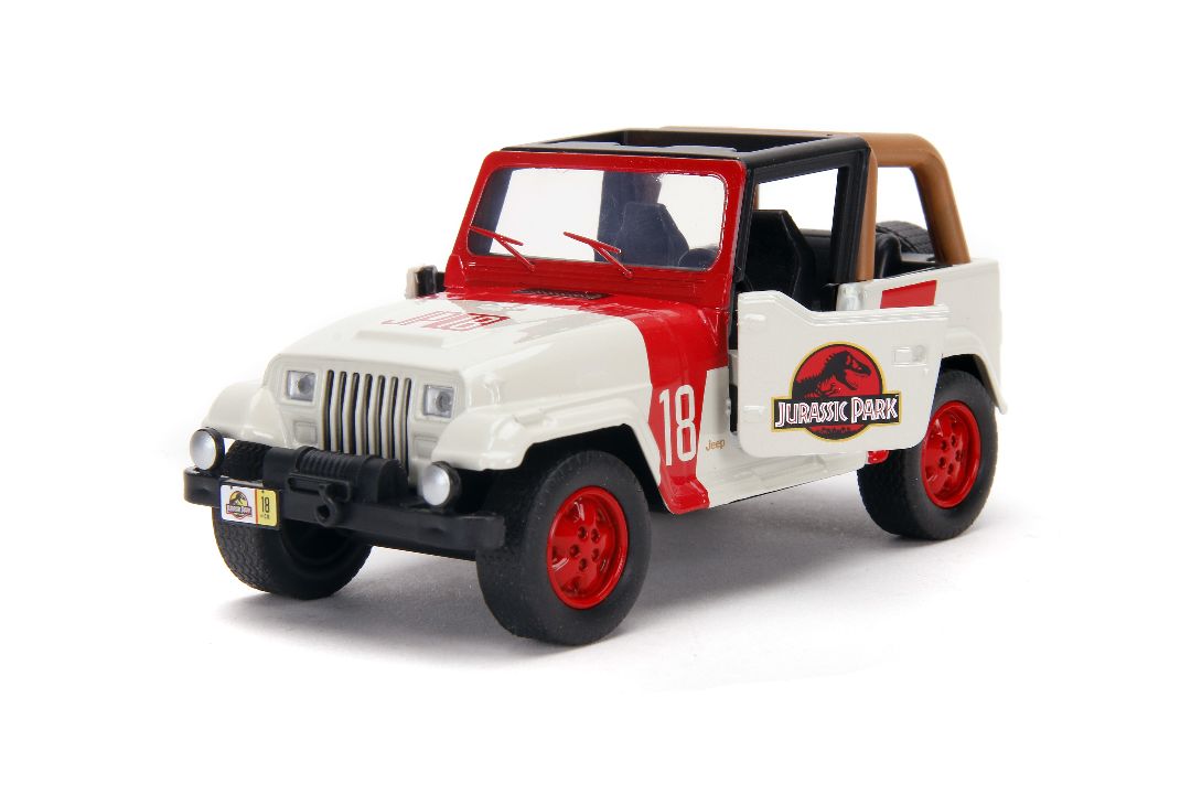 Jada 1/32 "Hollywood Rides" Jurassic World - Jeep Wrangler - Click Image to Close