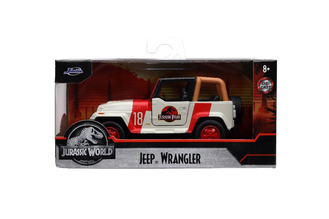 Jada 1/32 "Hollywood Rides" Jurassic World - Jeep Wrangler - Click Image to Close