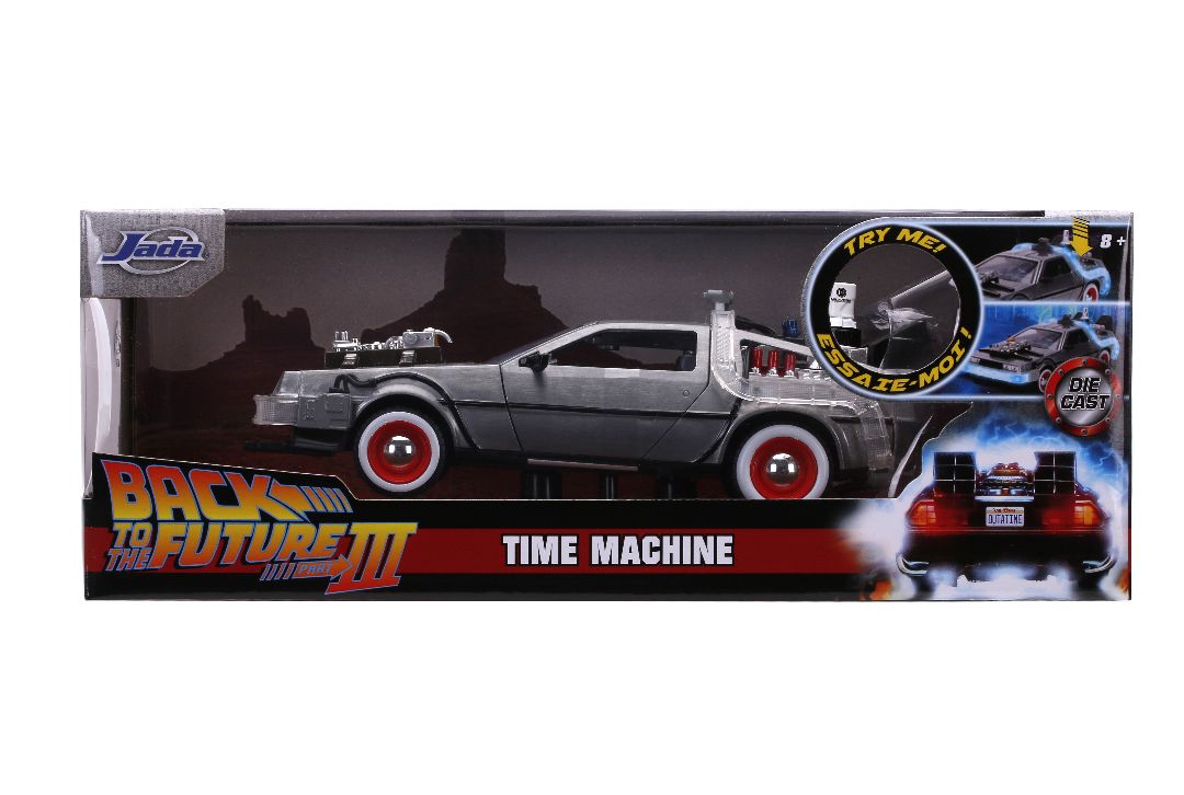 Jada 1/24 "Hollywood Rides" Back To The Future Part III w/ Light - Click Image to Close