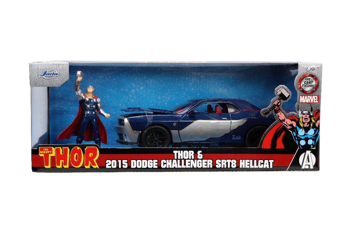 Jada 1/24 "Hollywood Rides" Marvel Challenger Hellcat with Thor