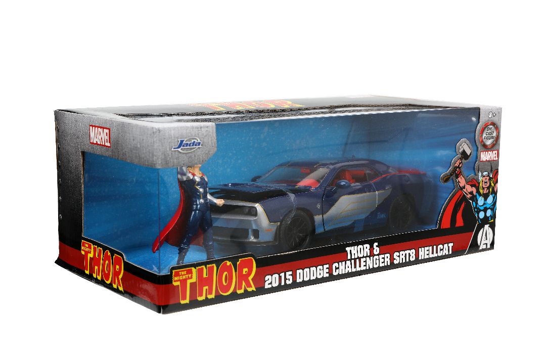 Jada 1/24 "Hollywood Rides" Marvel Challenger Hellcat with Thor