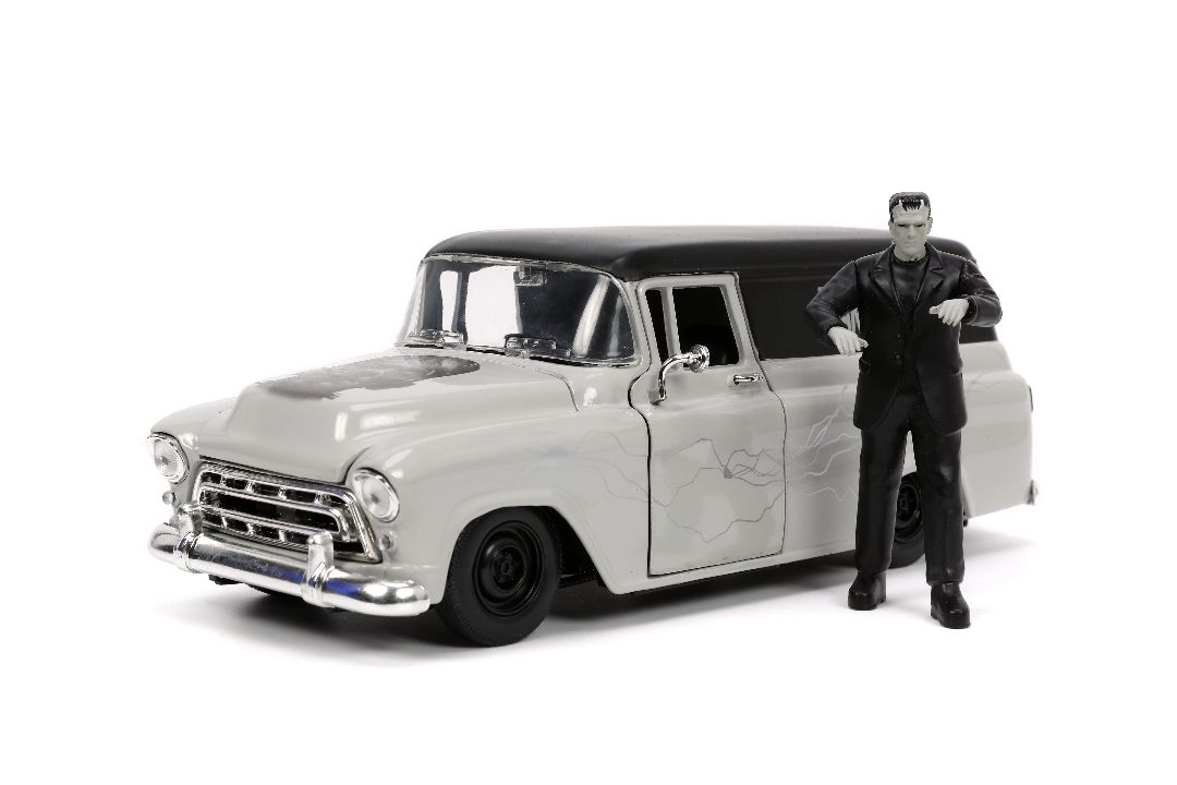 Jada 1/24 "Hollywood Rides" Frankenstein 1957 Chevy Sububan - Click Image to Close