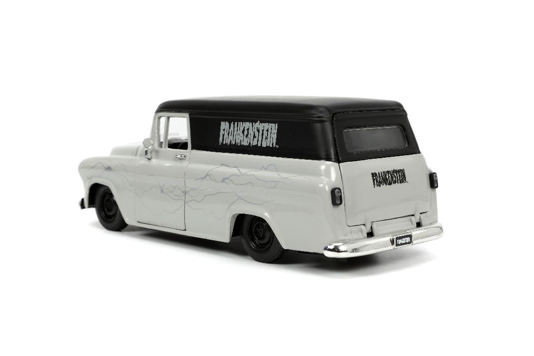 Jada 1/24 "Hollywood Rides" Frankenstein 1957 Chevy Sububan - Click Image to Close