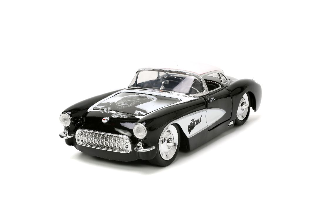 Jada 1/24 "Hollywood Rides" 1957 Corvette with The Wolfman