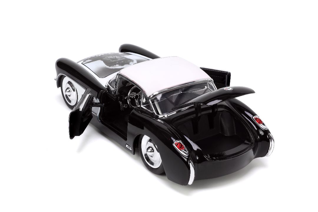 Jada 1/24 "Hollywood Rides" 1957 Corvette with The Wolfman - Click Image to Close