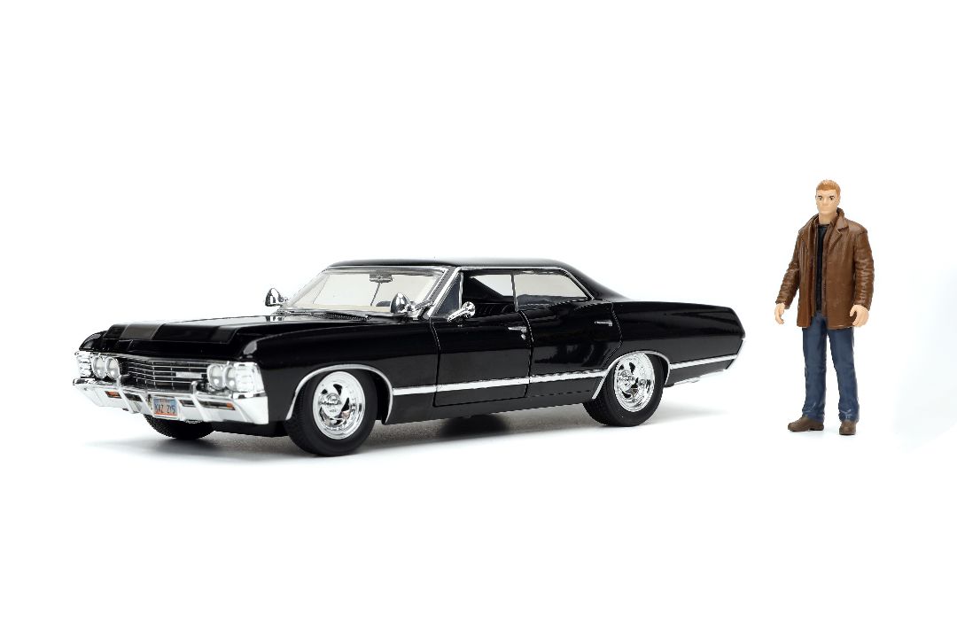 Jada 1/24 "Hollywood Rides" Supernatural 1967 Impala w/ Dean