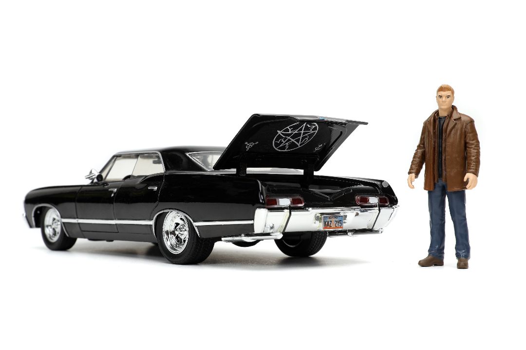 Jada 1/24 "Hollywood Rides" Supernatural 1967 Impala w/ Dean