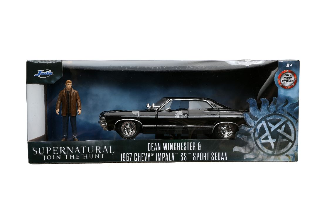 Jada 1/24 "Hollywood Rides" Supernatural 1967 Impala w/ Dean