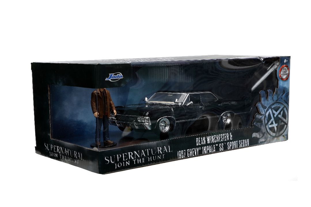 Jada 1/24 "Hollywood Rides" Supernatural 1967 Impala w/ Dean