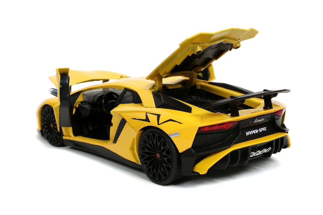 Jada 1/24 "Hyper-Spec" Lamborghini Aventador SV - Yellow