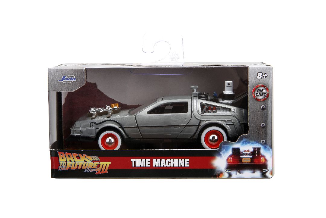 Jada 1/32 "Hollywood Rides" Back to The Future III Time Machine - Click Image to Close