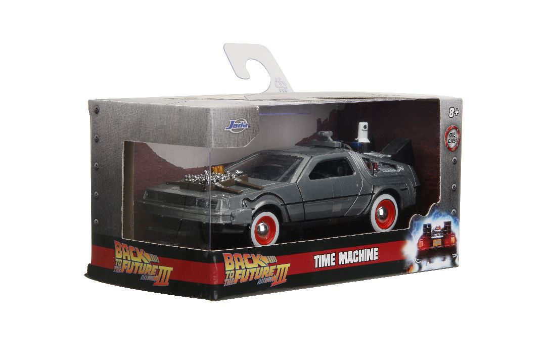 Jada 1/32 "Hollywood Rides" Back to The Future III Time Machine - Click Image to Close