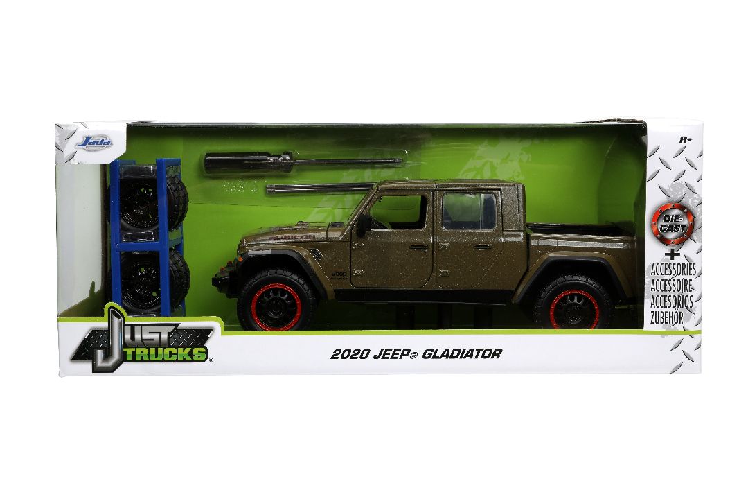 Jada 1/24 "Just Trucks" with Rack 2020 Jeep Gladiator - Click Image to Close