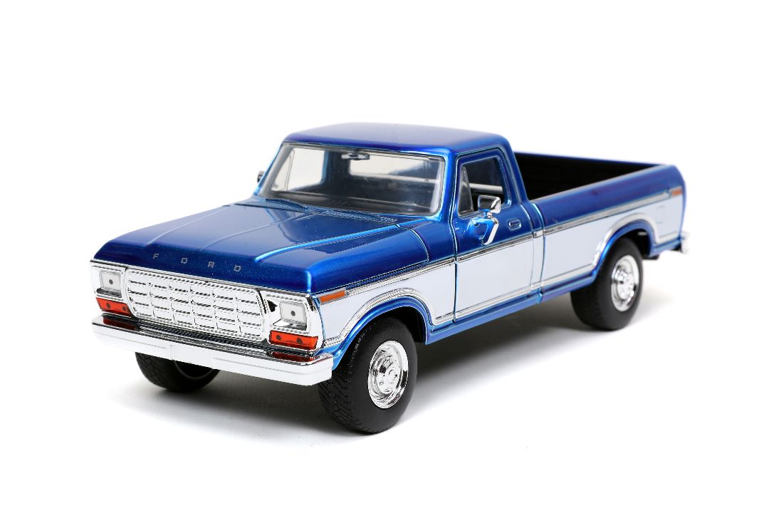 Jada 1/24 "Just Trucks" 1979 Ford F-150 w/ rack - Click Image to Close