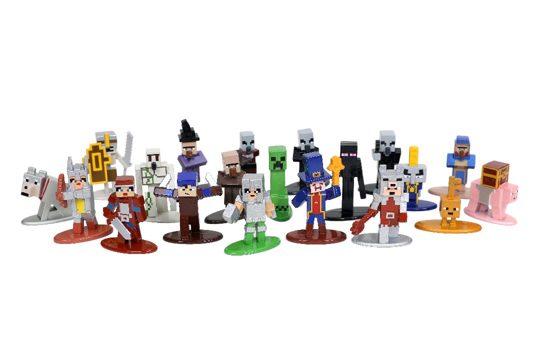 Jada 1.65" Nano Metalfigs Minecraft : 20-Pack W4