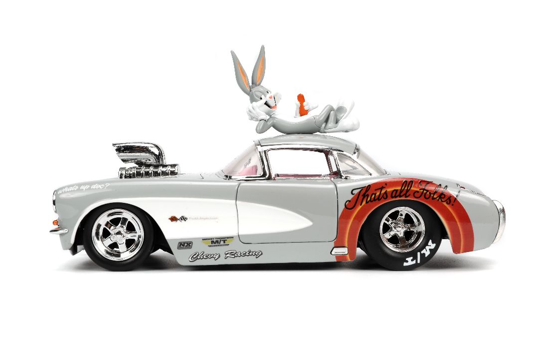 Jada 1/24 "Hollywood Rides" 1957 Corvette w/Bugs Bunny