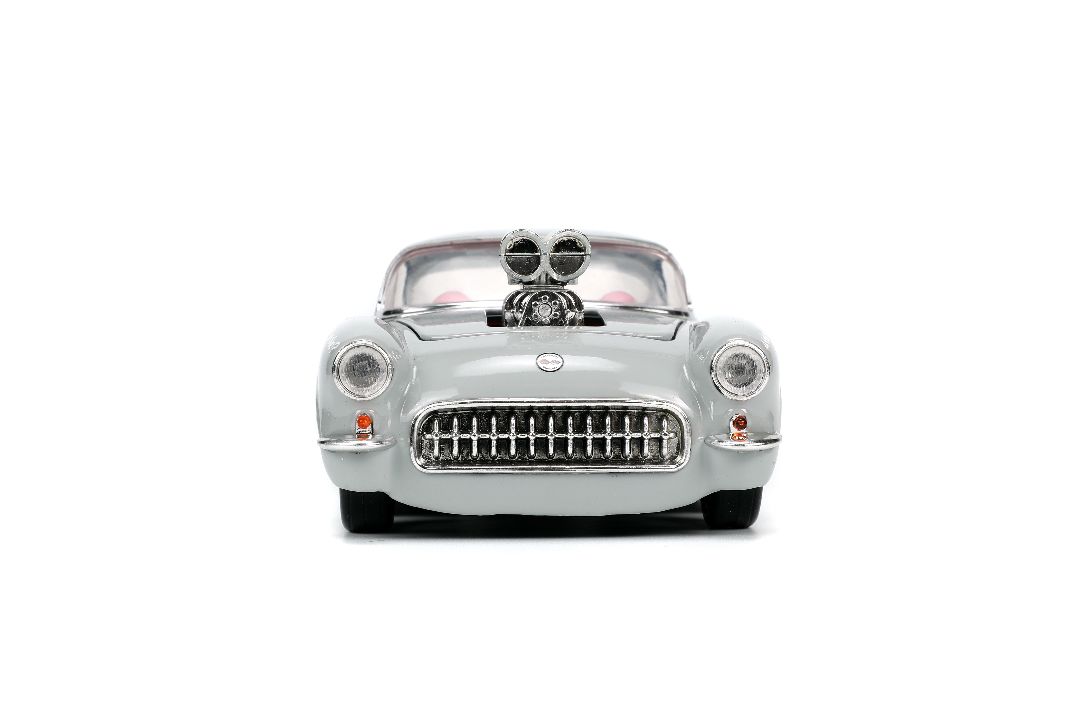 Jada 1/24 "Hollywood Rides" 1957 Corvette w/Bugs Bunny - Click Image to Close