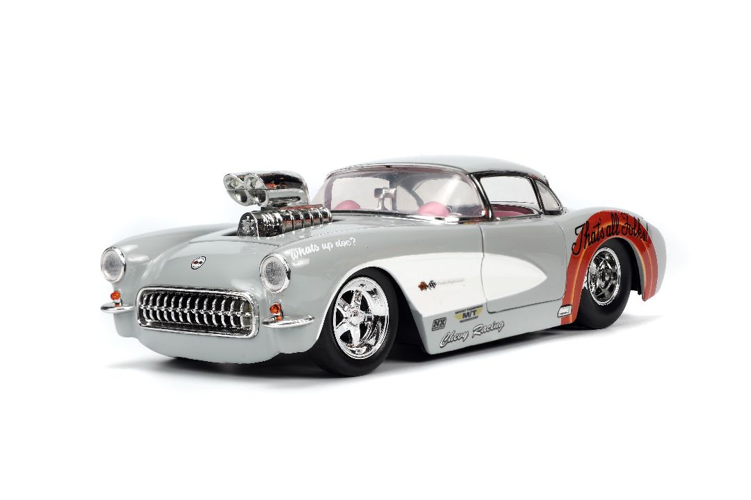 Jada 1/24 "Hollywood Rides" 1957 Corvette w/Bugs Bunny - Click Image to Close