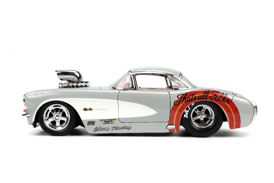 Jada 1/24 "Hollywood Rides" 1957 Corvette w/Bugs Bunny - Click Image to Close