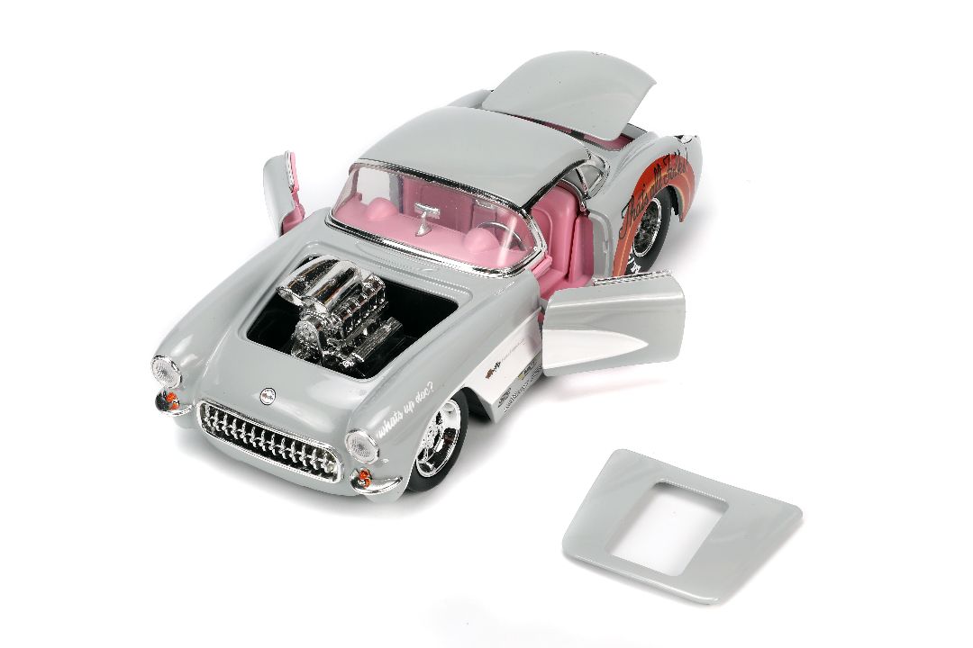 Jada 1/24 "Hollywood Rides" 1957 Corvette w/Bugs Bunny