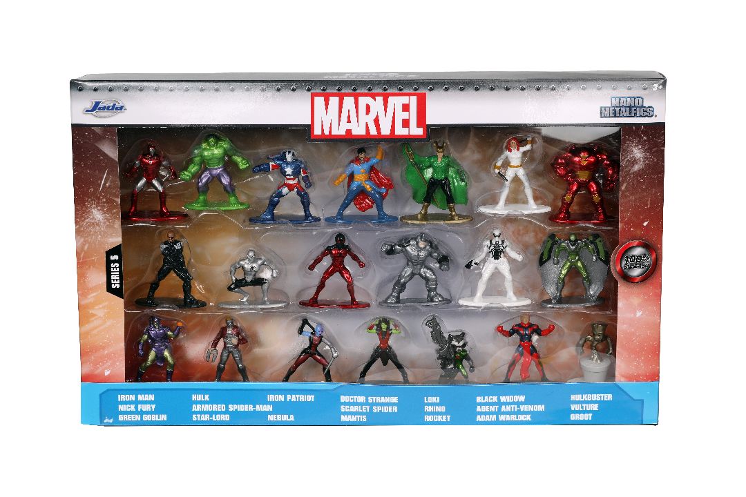 Jada 1.65" Nano Metalfigs Marvel : 20-Pack W5