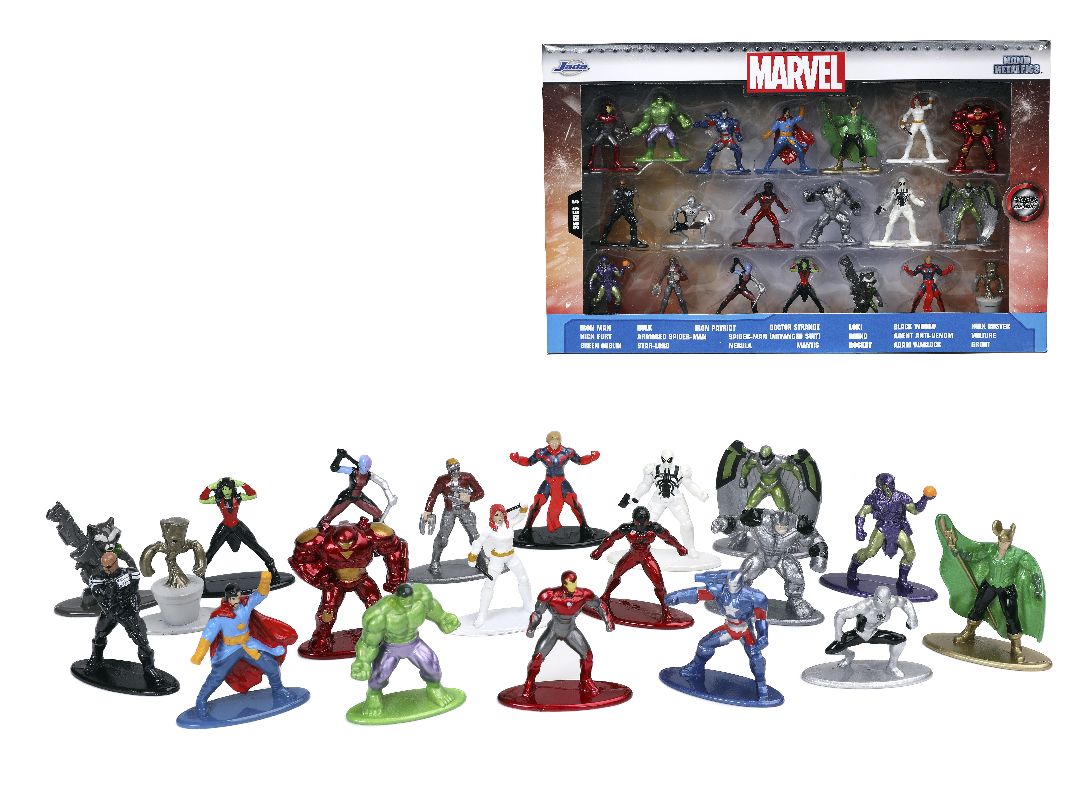 Jada 1.65" Nano Metalfigs Marvel : 20-Pack W5