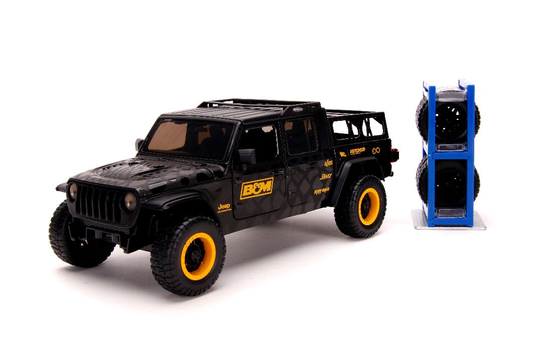 Jada 1/24 "Just Trucks" 2020 Jeep Gladiator w/ rack - Click Image to Close