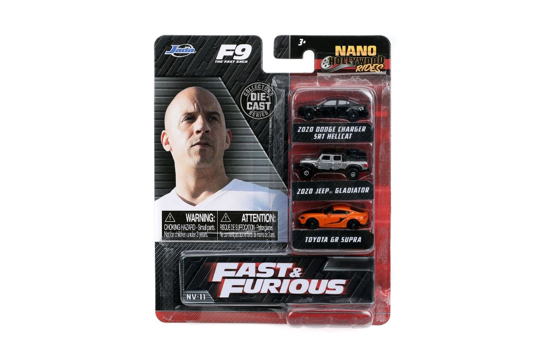 Jada Nano "Hollywood Rides" Fast & Furious 3-Pack