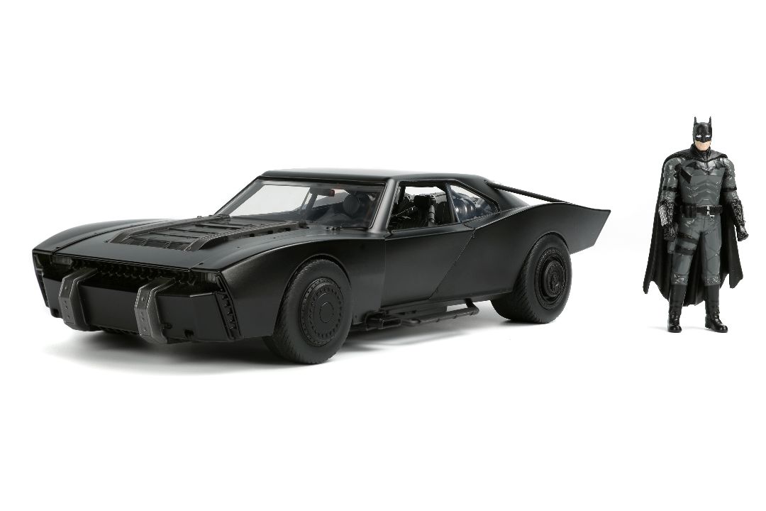 Jada 1/18 "Hollywood Rides" 2022 Batman Batmobile w/Batman - Click Image to Close