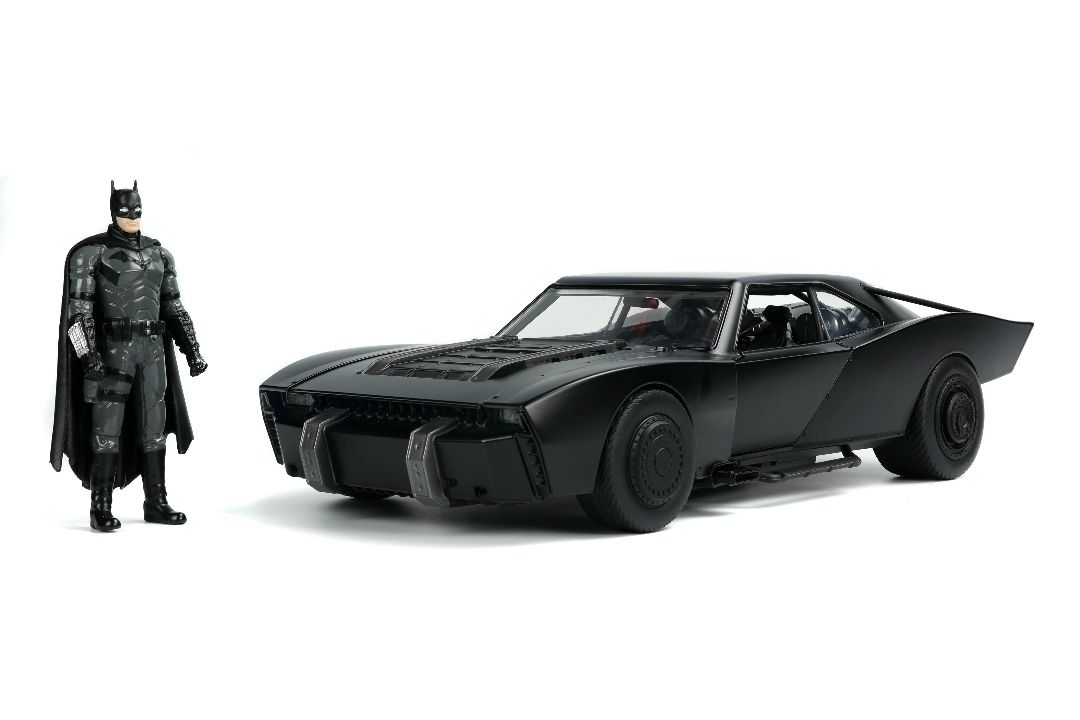 Jada 1/18 "Hollywood Rides" 2022 Batman Batmobile w/Batman - Click Image to Close