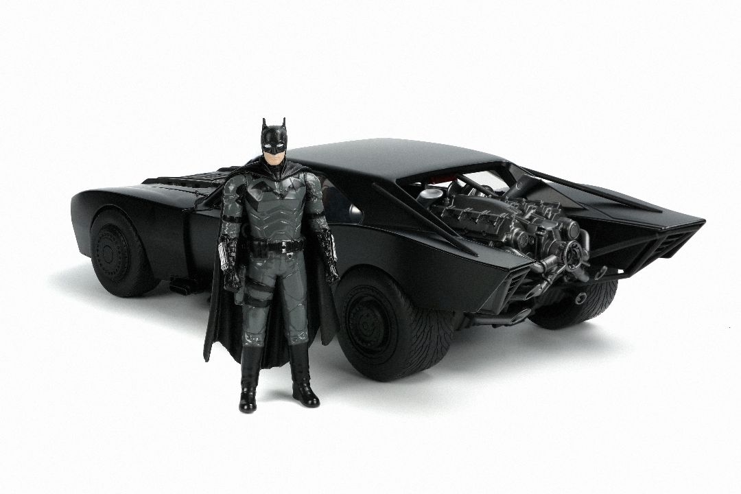 Jada 1/18 "Hollywood Rides" 2022 Batman Batmobile w/Batman - Click Image to Close