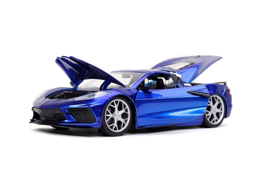 Jada 1/24 "BIGTIME Muscle" 2020 Corvette Stingray - Candy Blue