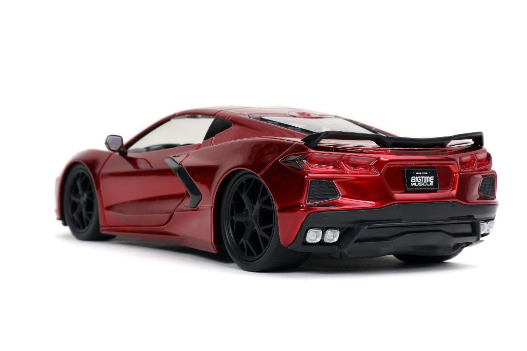 Jada 1/24 "BIGTIME Muscle" 2020 Corvette Stingray - Candy Red - Click Image to Close