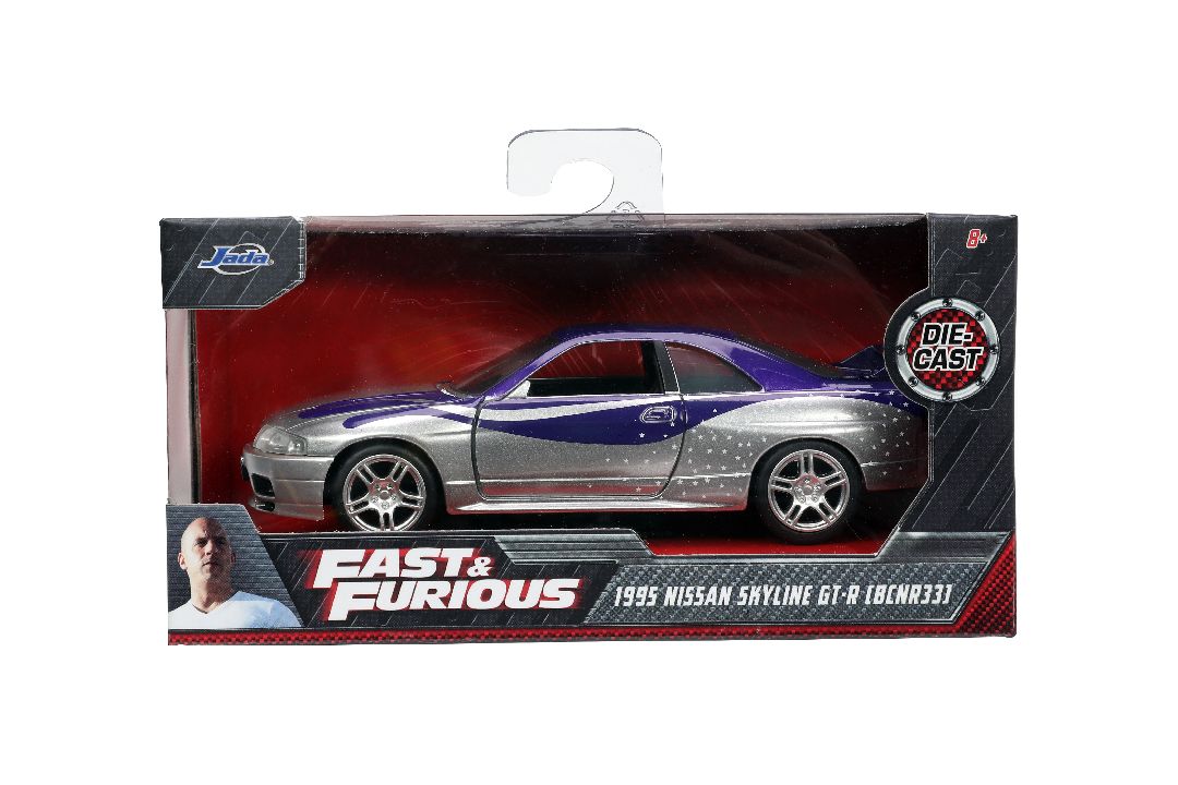 Jada 1/32 "Fast & Furious" - 1995 Nissan Skyline GT-R (R33) - Click Image to Close