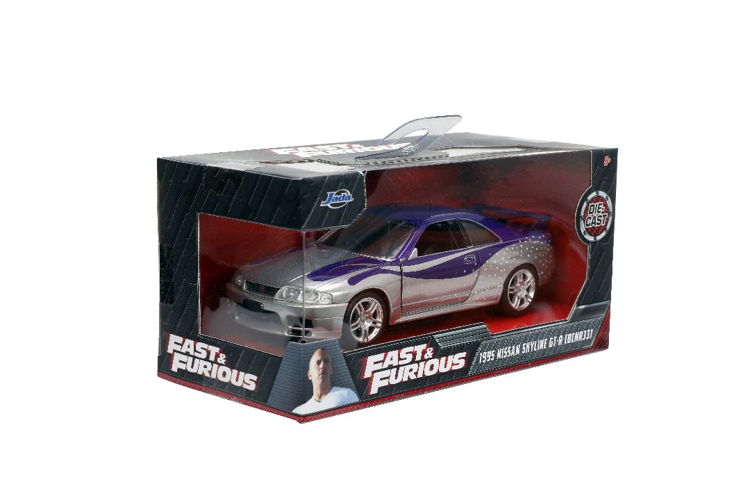 Jada 1/32 "Fast & Furious" - 1995 Nissan Skyline GT-R (R33) - Click Image to Close