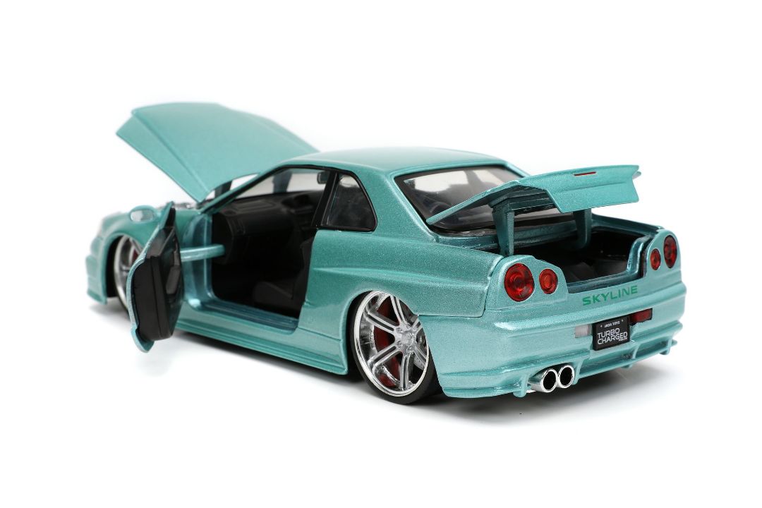 Jada 1/24 "Fast & Furious" Brian's Nissan Skyline GT-R (R34)