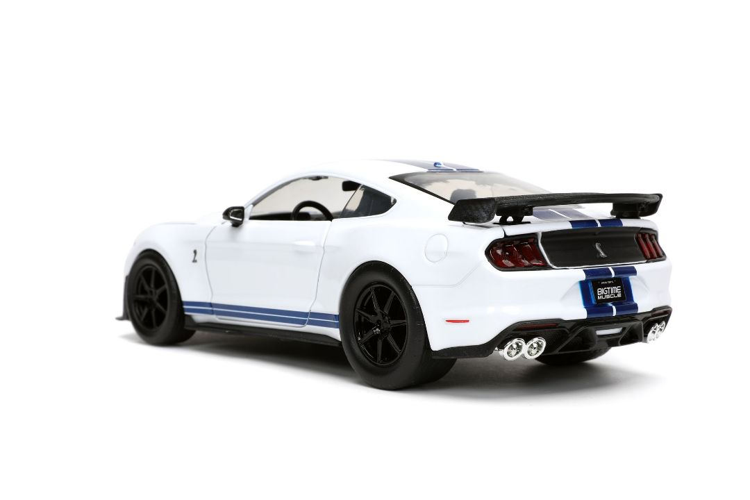 Jada 1/24 "BIGTIME Muscle" 2020 Ford Mustang Shelby GT500 - Wht - Click Image to Close