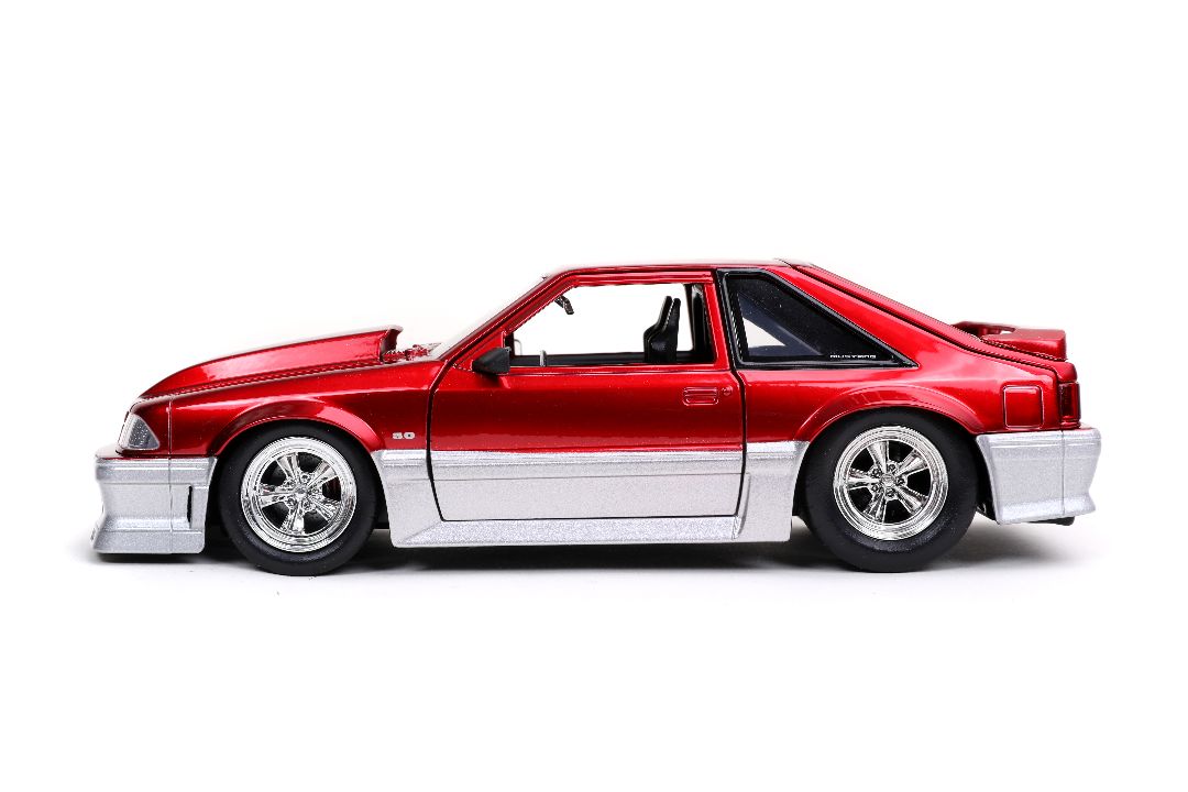 Jada 1/24 "BIGTIME Muscle" 1989 Ford Mustang GT - Candy Red