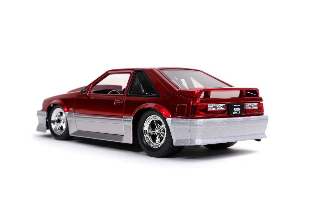 Jada 1/24 "BIGTIME Muscle" 1989 Ford Mustang GT - Candy Red