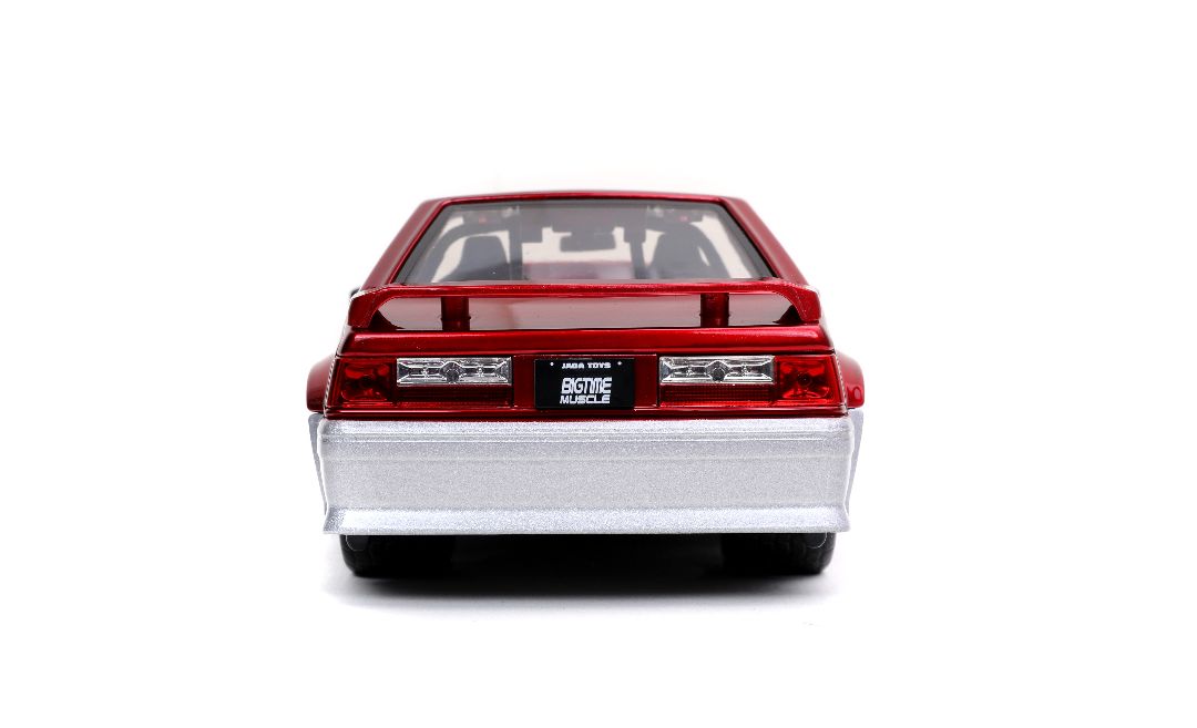 Jada 1/24 "BIGTIME Muscle" 1989 Ford Mustang GT - Candy Red - Click Image to Close