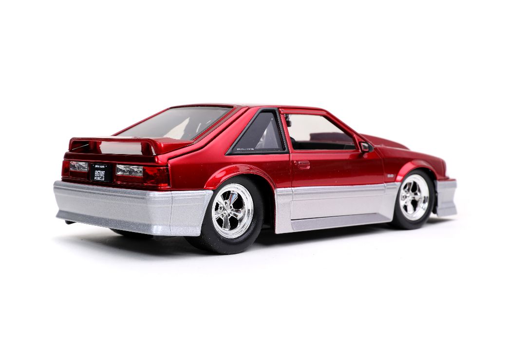 Jada 1/24 "BIGTIME Muscle" 1989 Ford Mustang GT - Candy Red